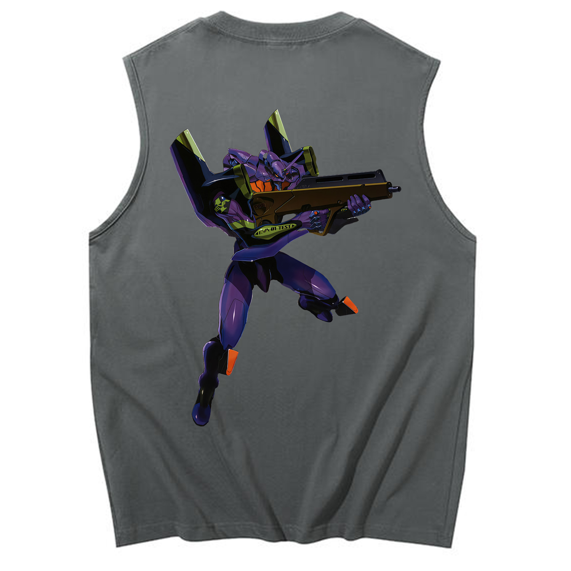 （画像用） EVA 新世紀エヴァンゲリオン コットン100％タンクトップ（背面プリント）